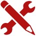 Pencil Wrench Icon Pencil Wrench Icon